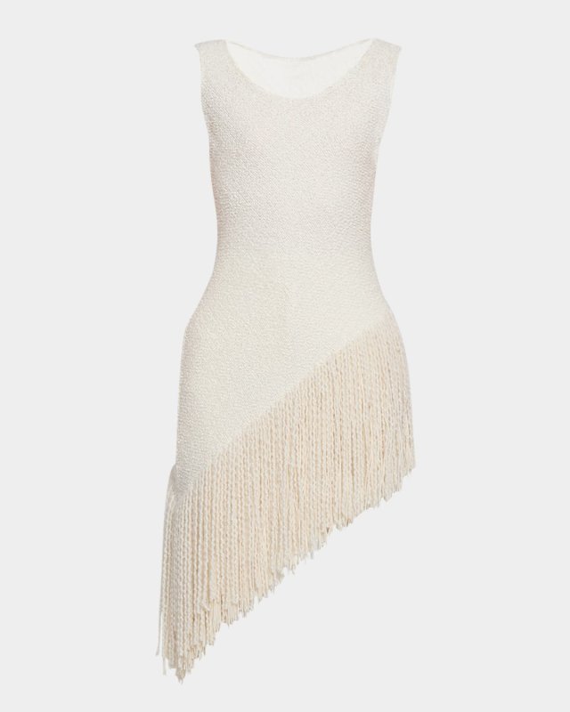 Ursin Fringed Silk Bouclé Top